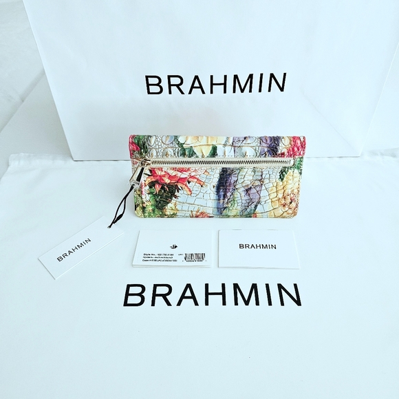 NWT Brahmin SUCCULENT BLOOM Ady Wallet - Picture 2 of 11
